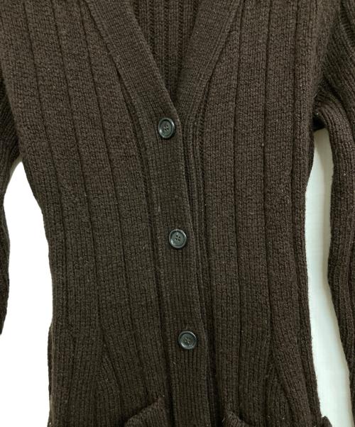 DRIES VAN NOTEN（ドリスヴァンノッテン）DRIES VAN NOTEN (ドリスヴァンノッテン) ロングカーディガン ブラウン サイズ:Sの古着・服飾アイテム