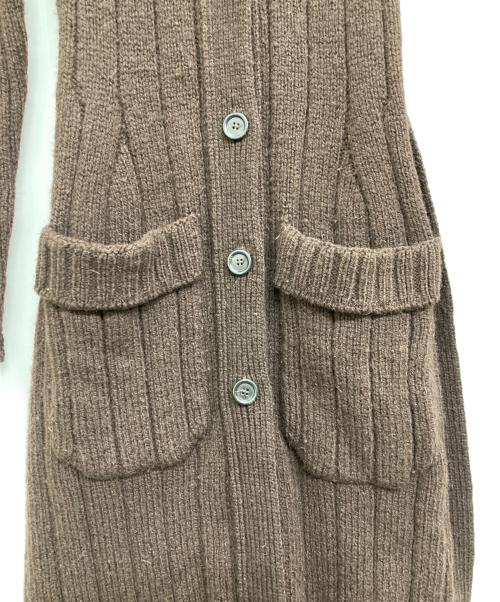 DRIES VAN NOTEN（ドリスヴァンノッテン）DRIES VAN NOTEN (ドリスヴァンノッテン) ロングカーディガン ブラウン サイズ:Sの古着・服飾アイテム
