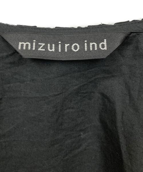mizuiro-ind（ミズイロインド）mizuiro-ind (ミズイロインド) pleats collar shirts ブラック サイズ:表記無しの古着・服飾アイテム