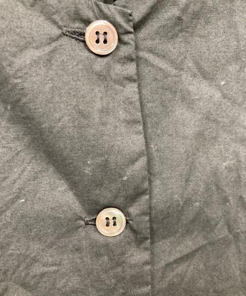 mizuiro-ind（ミズイロインド）mizuiro-ind (ミズイロインド) pleats collar shirts ブラック サイズ:表記無しの古着・服飾アイテム