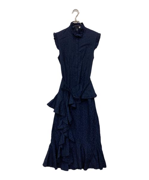 ERDEM（アーデム）ERDEM (アーデム) ノースリーブワンピース ネイビー サイズ:36の古着・服飾アイテム