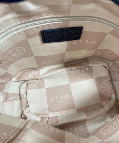 ATAO（アタオ）ATAO (アタオ) 2WAYショルダーバッグ ネイビーの古着・服飾アイテム
