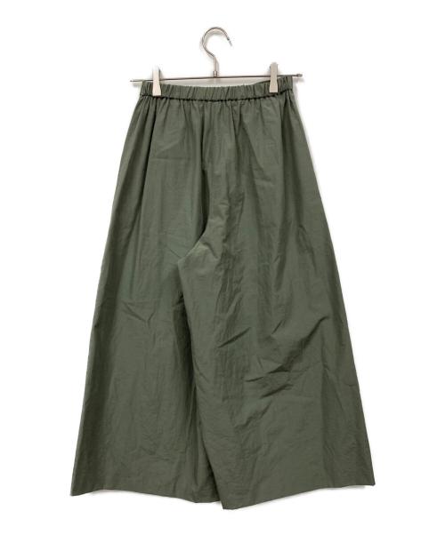 BEARDSLEY（ビアズリー）BEARDSLEY (ビアズリー) ウエストリブブークレパンツ グリーンの古着・服飾アイテム