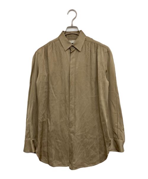 BOTTEGA VENETA（ボッテガベネタ）BOTTEGA VENETA (ボッテガベネタ) 長袖シャツ ベージュ サイズ:34の古着・服飾アイテム