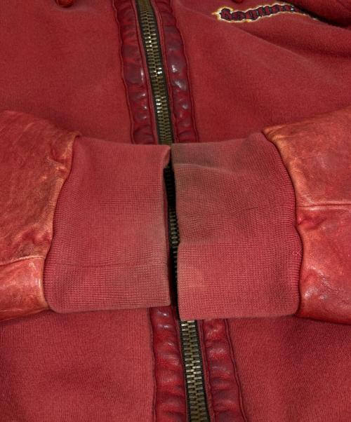 DSQUARED2（ディースクエアード）DSQUARED2 (ディースクエアード) パーカー レッド サイズ:Mの古着・服飾アイテム