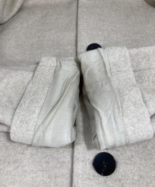 GALERIE VIE（ギャルリーヴィー）GALERIE VIE (ギャルリーヴィー) カシミヤビーバー ノーカラーコート ベージュ サイズ:36の古着・服飾アイテム