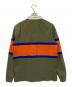 POLO RALPH LAUREN (ポロ・ラルフローレン) CLASSIC FIT STRIPE JERSEY オレンジ×グリーン サイズ:M：5000円