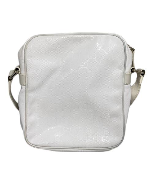 GUCCI（グッチ）GUCCI (グッチ) GGスプリーム ショルダーバッグ ホワイトの古着・服飾アイテム
