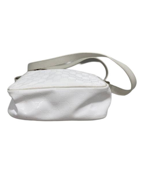 GUCCI（グッチ）GUCCI (グッチ) GGスプリーム ショルダーバッグ ホワイトの古着・服飾アイテム