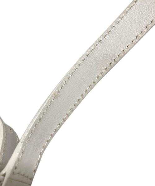 GUCCI（グッチ）GUCCI (グッチ) GGスプリーム ショルダーバッグ ホワイトの古着・服飾アイテム