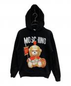 MOSCHINOモスキーノ）の古着「パーカー」｜ブラック