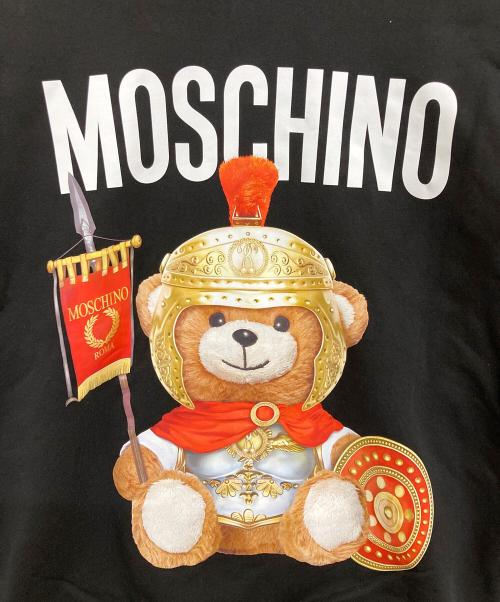 MOSCHINO（モスキーノ）MOSCHINO (モスキーノ) パーカー ブラック サイズ:EU46の古着・服飾アイテム