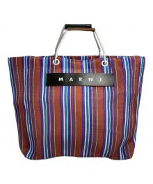 MARNI（マルニ）の古着「フラワーカフェトートバッグ」｜レッド
