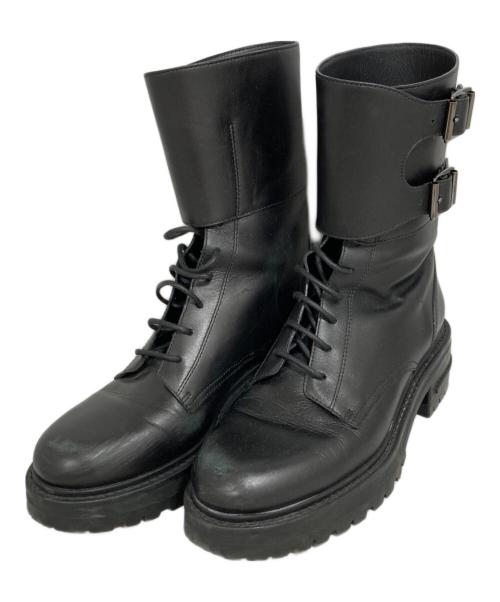 Christian Dior（クリスチャン ディオール）Christian Dior (クリスチャン ディオール) D-TRAPレースアップブーツ ブラック サイズ:37の古着・服飾アイテム