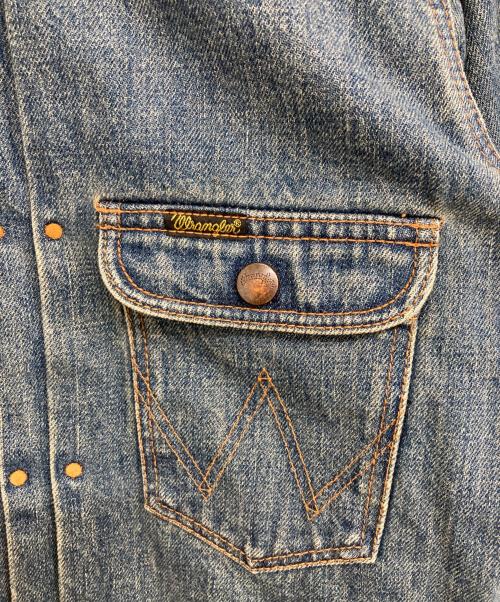 Wrangler（ラングラー）Wrangler (ラングラー) デニムジャケット ブルー サイズ:LARGEの古着・服飾アイテム