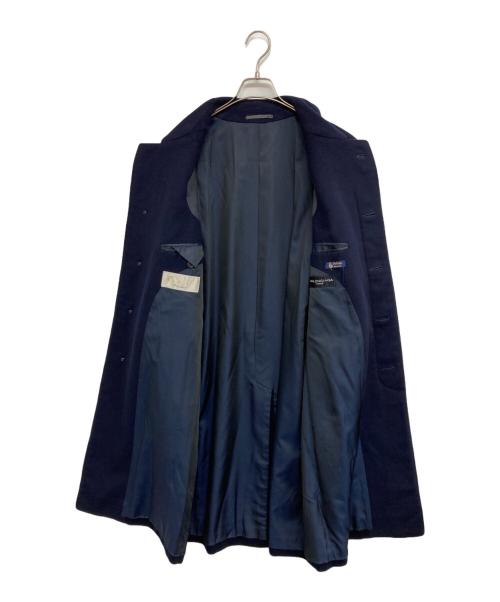 BALENCIAGA（バレンシアガ）BALENCIAGA (バレンシアガ) カシミヤコート ネイビー サイズ:胸囲90胴囲78身長165の古着・服飾アイテム