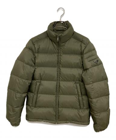 中古・古着通販】PRADA (プラダ) ロゴプレートダウンジャケット