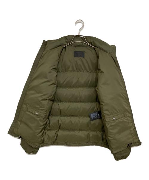 PRADA（プラダ）PRADA (プラダ) ロゴプレートダウンジャケット グリーン サイズ:46の古着・服飾アイテム