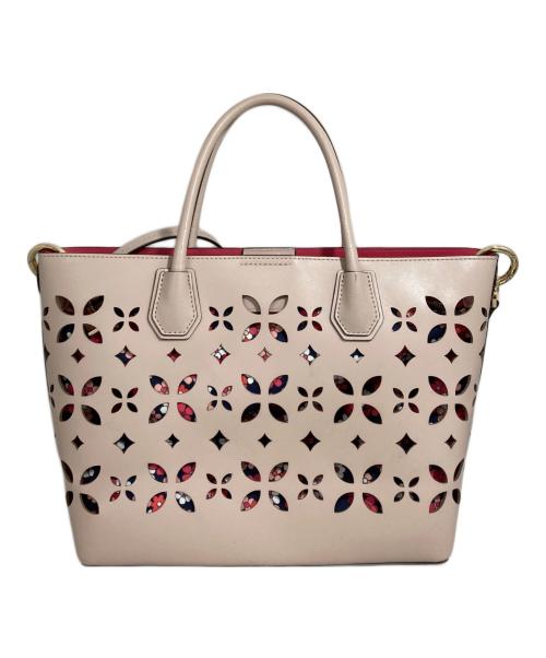 MICHAEL KORS（マイケル・コース）MICHAEL KORS (マイケル・コース) 2WAYトートバッグ ピンクの古着・服飾アイテム