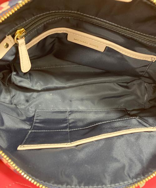 MICHAEL KORS（マイケル・コース）MICHAEL KORS (マイケル・コース) 2WAYトートバッグ ピンクの古着・服飾アイテム