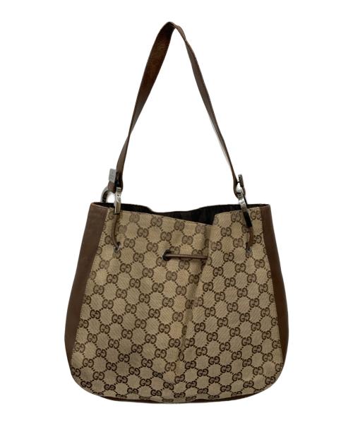 GUCCI（グッチ）GUCCI (グッチ) ワンショルダーバッグ ブラウンの古着・服飾アイテム