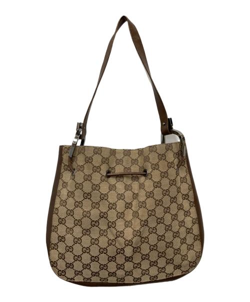 GUCCI（グッチ）GUCCI (グッチ) ワンショルダーバッグ ブラウンの古着・服飾アイテム