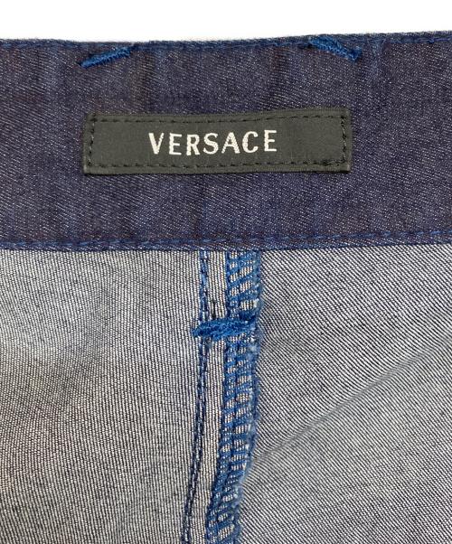 VERSACE（ヴェルサーチェ）VERSACE (ヴェルサーチェ) パンツ ネイビー サイズ:86㎝（W34)の古着・服飾アイテム