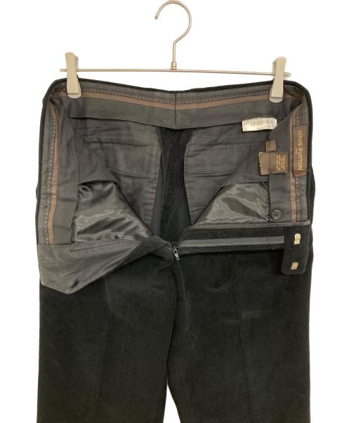 LOUIS VUITTON（ルイ ヴィトン）LOUIS VUITTON (ルイ ヴィトン) コーデュロイパンツ ブラック サイズ:54の古着・服飾アイテム