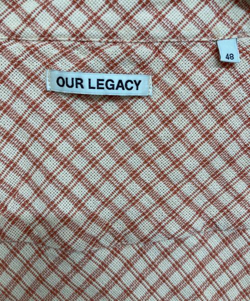 OUR LEGACY（アワーレガシー）OUR LEGACY (アワーレガシー) COACH SHIRT JACKET ピンク サイズ:48の古着・服飾アイテム