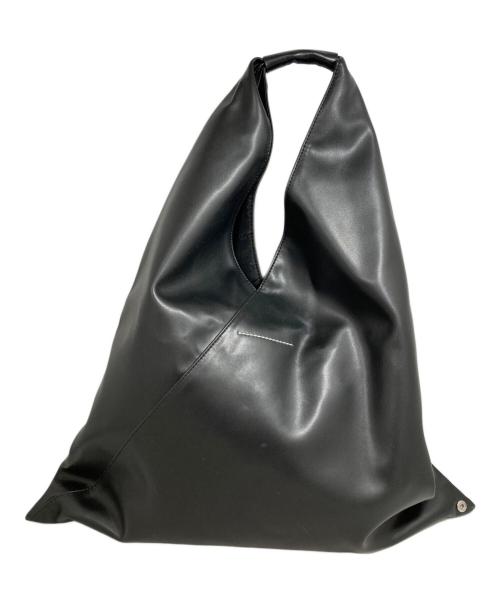 MM6 Maison Margiela（エムエムシックスメゾンマルジェラ）MM6 Maison Margiela (エムエムシックスメゾンマルジェラ) レザー ジャパニーズトートバッグ ブラックの古着・服飾アイテム