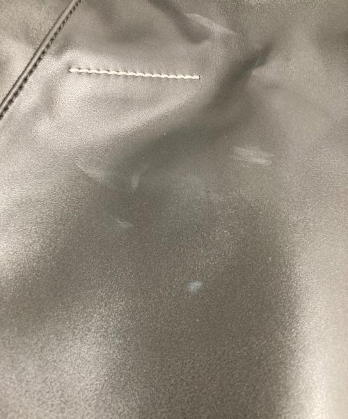 MM6 Maison Margiela（エムエムシックスメゾンマルジェラ）MM6 Maison Margiela (エムエムシックスメゾンマルジェラ) レザー ジャパニーズトートバッグ ブラックの古着・服飾アイテム