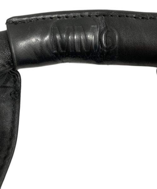 MM6 Maison Margiela（エムエムシックスメゾンマルジェラ）MM6 Maison Margiela (エムエムシックスメゾンマルジェラ) レザー ジャパニーズトートバッグ ブラックの古着・服飾アイテム