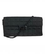 CHANELシャネル）の古着「チェーンショルダーバッグ」｜ブラック