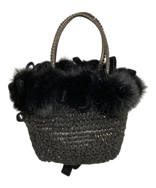 ANTEPRIMA（アンテプリマ）ANTEPRIMA (アンテプリマ) ハンドバッグ ブラックの古着・服飾アイテム