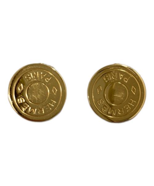 HERMES（エルメス）HERMES (エルメス) セリエイヤリング ゴールドの古着・服飾アイテム