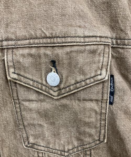 KENZO JEANS（ケンゾージーンズ）KENZO JEANS (ケンゾージーンズ) 葛飾北斎 富嶽三十六景デニムジャケット グレー サイズ:Freeの古着・服飾アイテム