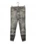 DSQUARED2（ディースクエアード）の古着「クラッシュ ブリーチスキニー ジーンズ」｜グレー