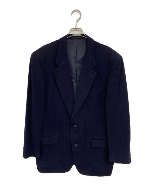 MIYAKE DESIGN STUDIO issey miyake（ミヤケデザインスタジオ イッセイミヤケ）MIYAKE DESIGN STUDIO issey miyake (ミヤケデザインスタジオ イッセイミヤケ) ウールジャケット ネイビー サイズ:6-95の古着・服飾アイテム