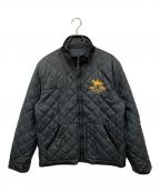 POLO RALPH LAURENポロ・ラルフローレン）の古着「リバーシブルキルティングジャケット」｜ブラック