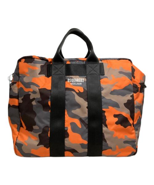 DSQUARED2（ディースクエアード）DSQUARED2 (ディースクエアード) Ceresio 9 Camo2バッグ オレンジの古着・服飾アイテム