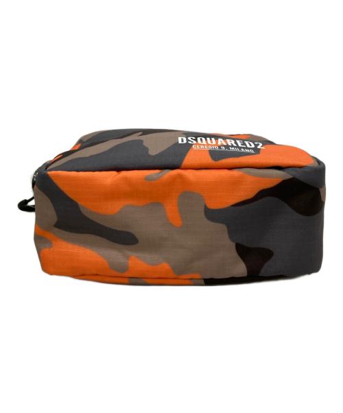 DSQUARED2（ディースクエアード）DSQUARED2 (ディースクエアード) マルチショルダーポーチ オレンジ 未使用品の古着・服飾アイテム