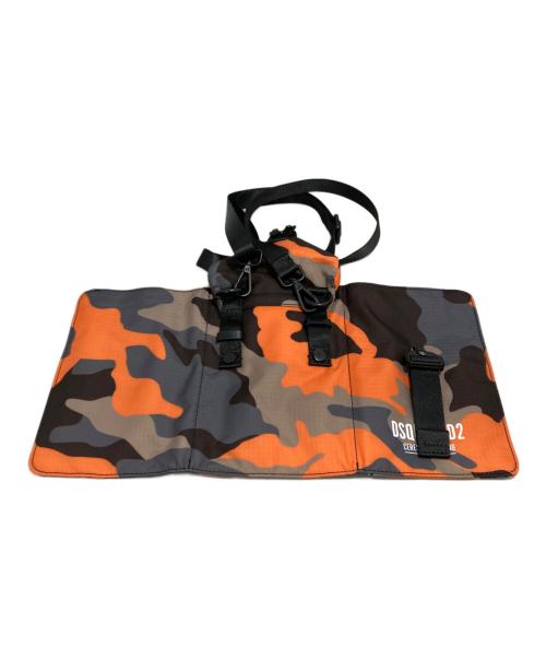 DSQUARED2（ディースクエアード）DSQUARED2 (ディースクエアード) ショルダーバッグ オレンジの古着・服飾アイテム