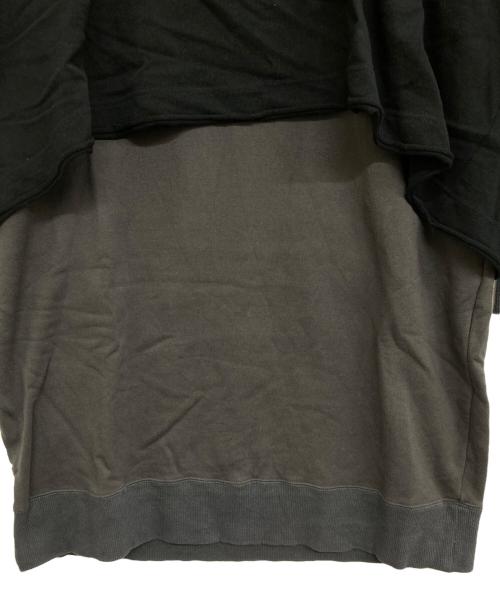 Vivienne Westwood RED LABEL（ヴィヴィアンウエストウッドレッドレーベル）Vivienne Westwood RED LABEL (ヴィヴィアンウエストウッドレッドレーベル) 3Dラインオーブ刺繍レイヤード裏毛フーディ― グレー サイズ:00の古着・服飾アイテム