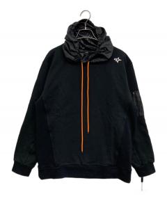 中古・古着通販】ZUCCA (ズッカ) プリントスウェット ブラック