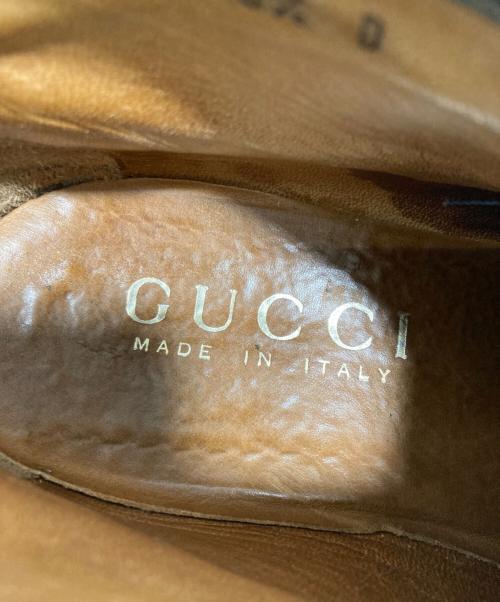 GUCCI（グッチ）GUCCI (グッチ) ホースビットブーツ ブラック サイズ:6 1/2の古着・服飾アイテム