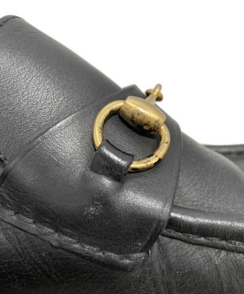 GUCCI（グッチ）GUCCI (グッチ) ホースビットブーツ ブラック サイズ:6 1/2の古着・服飾アイテム