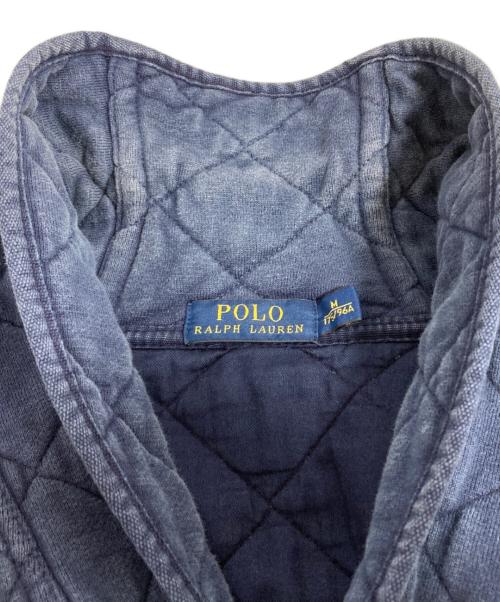 POLO RALPH LAUREN（ポロ・ラルフローレン）POLO RALPH LAUREN (ポロ・ラルフローレン) キルティング テーラードジャケット ネイビー サイズ:Mの古着・服飾アイテム
