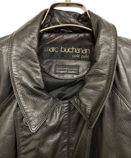 marc buchanan Pelle Pelle（ペレ ペレ マーク ブキャナン）marc buchanan Pelle Pelle (ペレ ペレ マーク ブキャナン) レザーコート ブラック サイズ:表記なしの古着・服飾アイテム