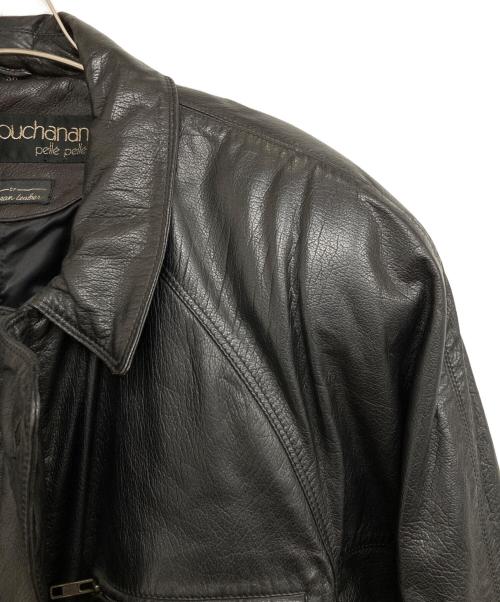 marc buchanan Pelle Pelle（ペレ ペレ マーク ブキャナン）marc buchanan Pelle Pelle (ペレ ペレ マーク ブキャナン) レザーコート ブラック サイズ:表記なしの古着・服飾アイテム