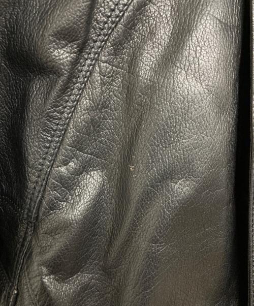 marc buchanan Pelle Pelle（ペレ ペレ マーク ブキャナン）marc buchanan Pelle Pelle (ペレ ペレ マーク ブキャナン) レザーコート ブラック サイズ:表記なしの古着・服飾アイテム